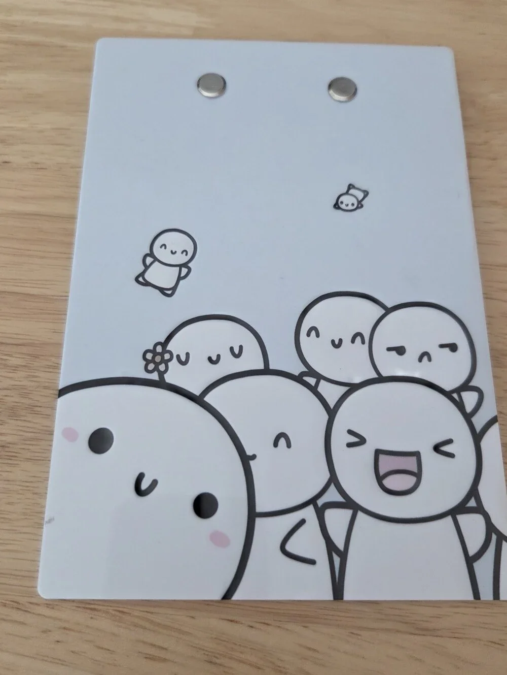 TCMC Acrylic Clipboard with Notepad 2023 April Sub The Coffee Monsterz Co